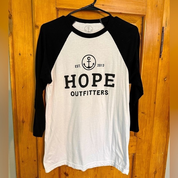 🎉Hope Outfitters Baseball Tee Shirt Size Medium - Picture 1 of 6
